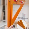 Rafter Square Multi Functional Drilling Positioning Triangle Ruler Carpenter Measuring
