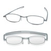 Compact Lenses Flat Folding-Reading Glasses Storm +1.5