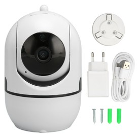 Home Security Camera 1080P HD Motion Detection Infrared Night Vision WiFi Cameras for Home Office Indoor 100‑240V EU Plug