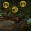 aonear Set of 3 Christmas LED Light Balls, Hanging Tree