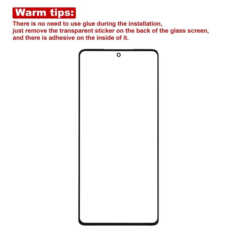 6.7" Front Glass Panel for Motorola Moto G Stylus 5G