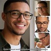 STARTONYOU Reading Glasses 3 Pack Anti-Blue Light Readers for Men
