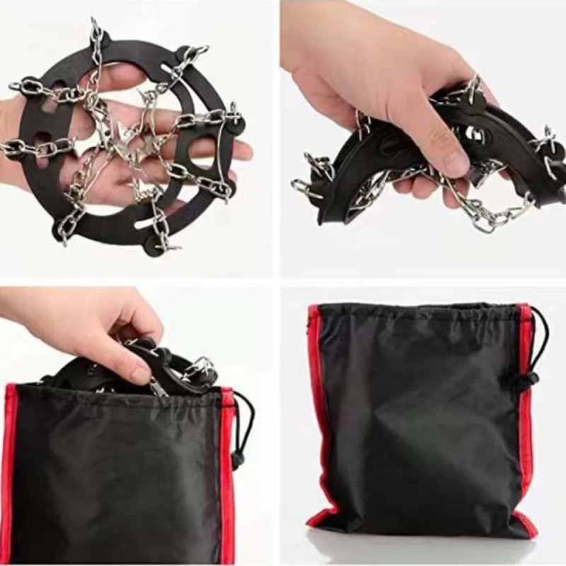 Winter Ice Crampons for Hiking and Walking – 8-Tooth Stainless