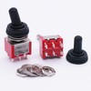 mxuteuk 10Pcs Mini Toggle Switch DPDT 2 Position 6 Pins