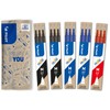 PILOT FriXion Refills 0.7-15 Pack, Black/Blue/Red - FriXion Erasable Ink