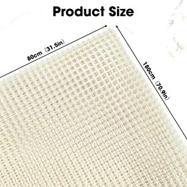 MEGAROOM 80x180cm Non-Slip Rug Gripper – Premium Anti-Slip Underlay for Laminate Floors & Carpets, Durable PVC Mat with Open Grid Pattern for Ultimate Floor Protection and Easy Maintenance