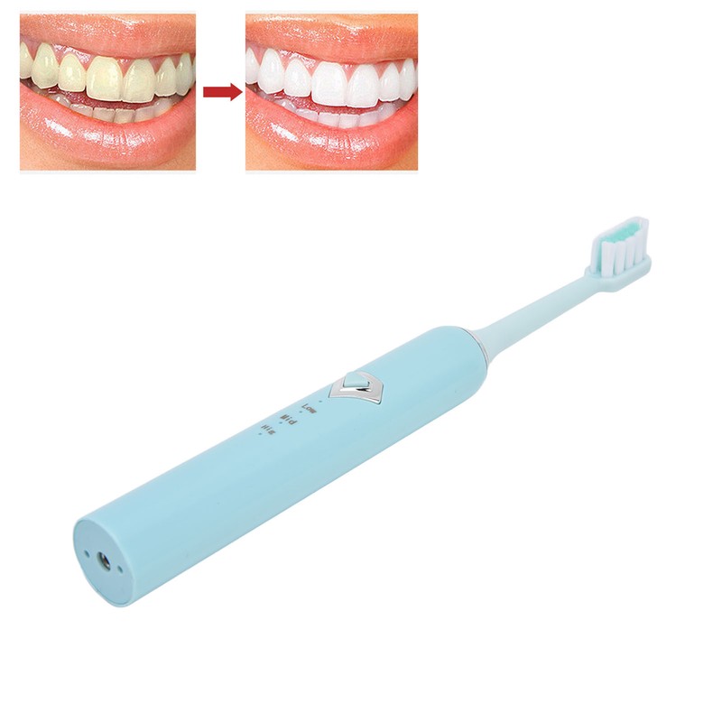 Ultrasonic Tooth Cleaner Three Modes IPX6 Waterproof Ergonomic Design 500mAh