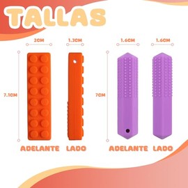 Collar Sensorial para Masticar, Collar Masticable Sensorial con Diamantes para Niños Sensoriales, Collars Masticable de Ansiedad para Autismo, TDAH Y Necesidades de Masticación de Motor oral
