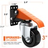 Ronlap Workbench Casters Wheels Kit 920 Lbs Capacity Retractable Casters
