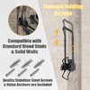 CyclingDeal Bike Wall Mount Rack - Vertical Adjustable Foldable Bicycle