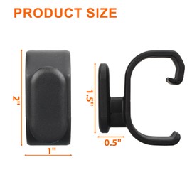 4-Pack Grill Hooks for Weber Grills, Grill Tool Holder for Weber Slate Griddle, Barbecue Utensils, Grill Accessories, Outdoor Hanging, Kitchen