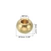 PATIKIL M5 x 0.8 Thread Cap Nuts Button 15 Pack