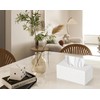 Colylan Tissue Box Cover Rectangular Tissue Box Holder for Bathroom