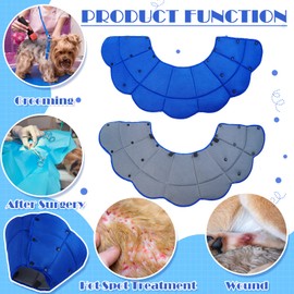 Collar for Dogs, Cat Collar, Protective Collar, Dog, Breathable Dog Collar for Small, Medium and Large Dogs, Adjustable Dog Recovery Collar After Surgery, Lightweight E-Collar