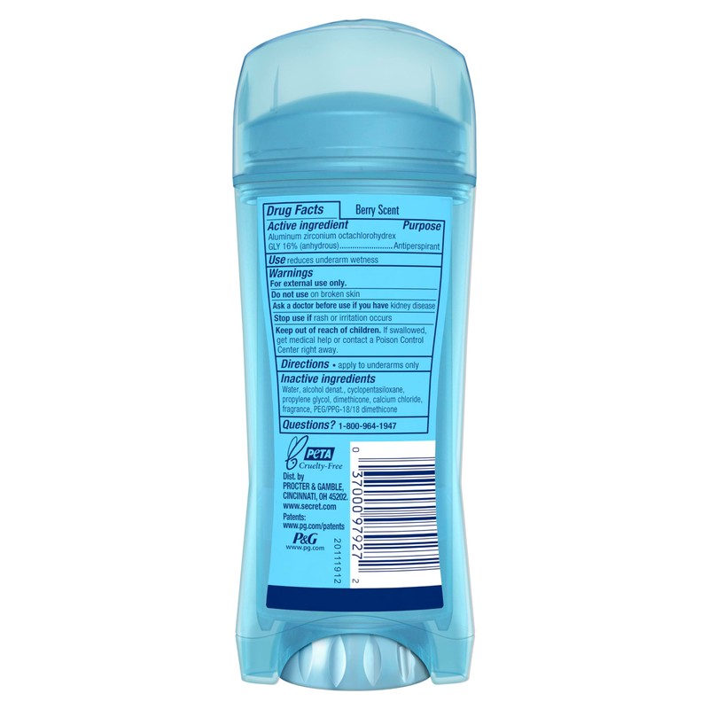 Secret Fresh Antiperspirant Deodorant for Women, 72hr Breathable Sweat &