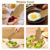 2 Pcs Sourdough Spatula Spurtle Wooden Kitchen Cooking Tools Teak