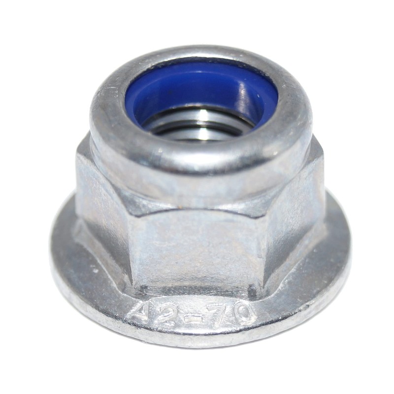 Gleitmo Flange Nuts M10 6 Pieces Self-Locking with Locking Toothing