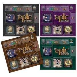Gamelyn Games Tiny Epic Crimes 4 Pack Player Mats