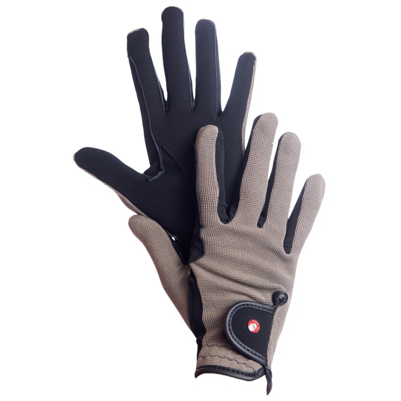 HKM by Reiterladen24 Professional Riding Gloves, Nubuck Imitation Leather, XS