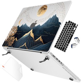 May Chen Compatible with M4 MacBook Pro 16 inch Case A3403 Max A3186, M3 A2991 M2780 M1 A2485 Max Chip 2021-2024 Release, Plastic Hard Shell Case with Fold Kickstand, Traditional