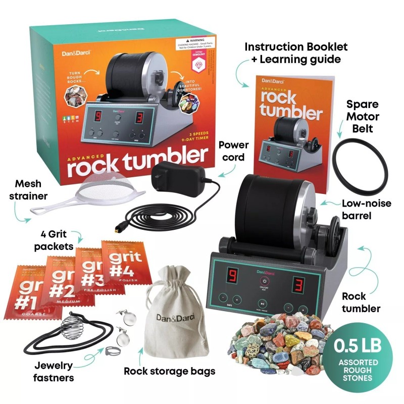 Dan & Darci Advanced Rock Tumbler Kit