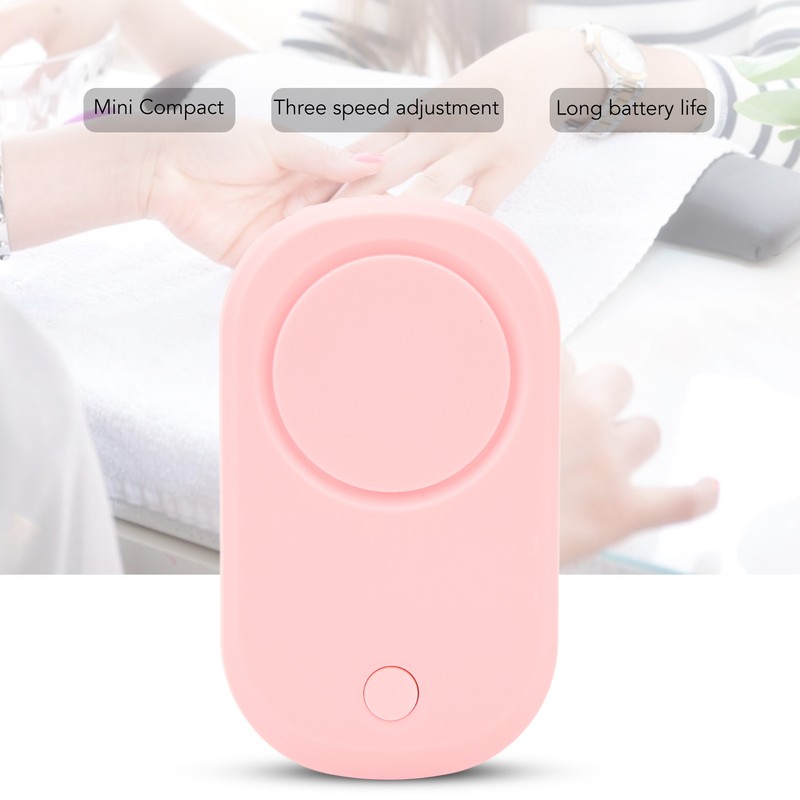 Eyelash Fan Dryer USB Charging Bladeless Quiet Handheld Portable Mini