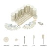 129 Pcs Felt Polishing Pad for Dremel Rotary Tools