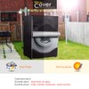 Washing Machine Cover,Washer/Dryer cover For Front-loading Machine Waterproof Dust-proof (XXL,