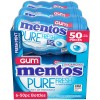 Mentos Pure Fresh Chewing Gum with Xylitol, Fresh Mint, 50