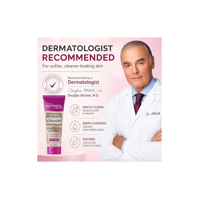 Retinol Anti Ageing Cream Cleanser 120ml
