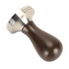 Coffee Tamper Solid Wood Handle Stainless Steel Easy to Use