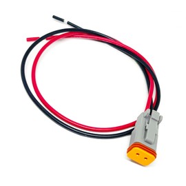 Deutsch DT Series DT06-2S 2-pin female connector with pre-attached wires (DT06-2S Connector)