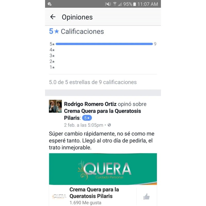 Crema Quera (queratosis, Psoriasis Y Eccema) 250 Gramos