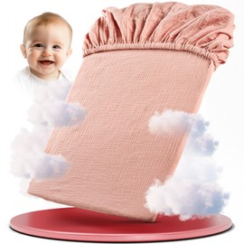 KUNU Bedside Bed Sheet Muslin (Pink)