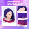 Gemiei Mannequin Head with Hair 29" Doll Head for Hair