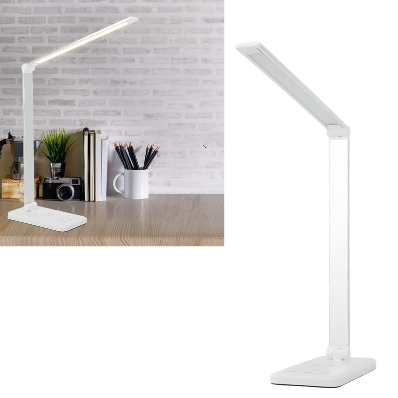 LED Desk Lamp 5 Levels Touch Control USB Eye Protection