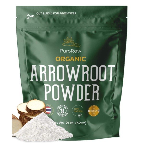 Arrowroot Powder 2lb, Gluten Free Flour, Arrowroot Starch, Arrowroot Flour,