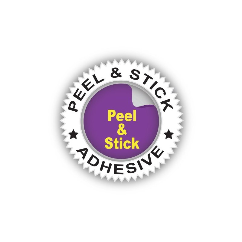 C-Line Pressure Sensitive Peel and Stick Name Badges, Blue Border,