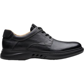 Clarks - Mens Un Briley Pace Shoes, Color Black Leather, Size: 7 W US