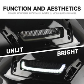 FWXEOZ Motorcycle Headlight Fairing Vent LED Lights for Softail Low Rider ST FXLRST 2022-2024, For Softail Low Rider El Diablo FXRST 2022 New Motorcycles Accessories Tracer Indicator Lamp