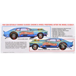 DCD Skill 2 Model Kit 1/25 Scale Plastic Ohio Funny Car George Montgomery's Multi Maverick by MPC