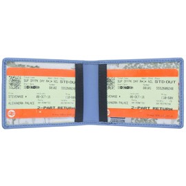 Mala Leather Snowdrop Collection Travel/ID Card Holder 626TC_37 Blue