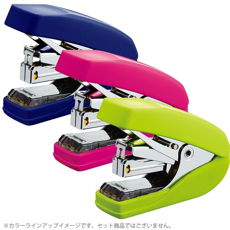 Kokuyo Stapler Power Latch Kiss SL-MF55-02YG, 32 Sheets, Yellow-Green