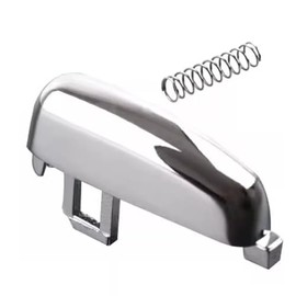 Dixhills Legierung Handbremsknopf Schalter mit Frühling Handbremsknopf Handbremse Schalter Druckknopfschalter Handbremse knopf Ersatz für Vauxha11 0pe1 Mokka 2012-2018 Aluminiumlegierung