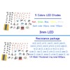 1400 Pcs Set Electronic Components Metal Film Resistor Ceramic Electrolytic