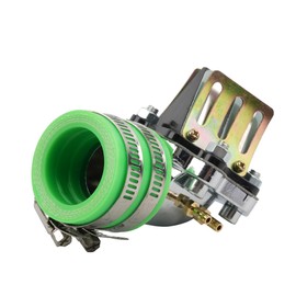 PowerMotor Intake Manifold Aluminum Racing,2-Stroke Scooter Carburetor Intake Manifold Adapter For Yamaha JOG50 JOG90 BWS50 BWS100 CY50 50cc 90cc Go Kart(Green)