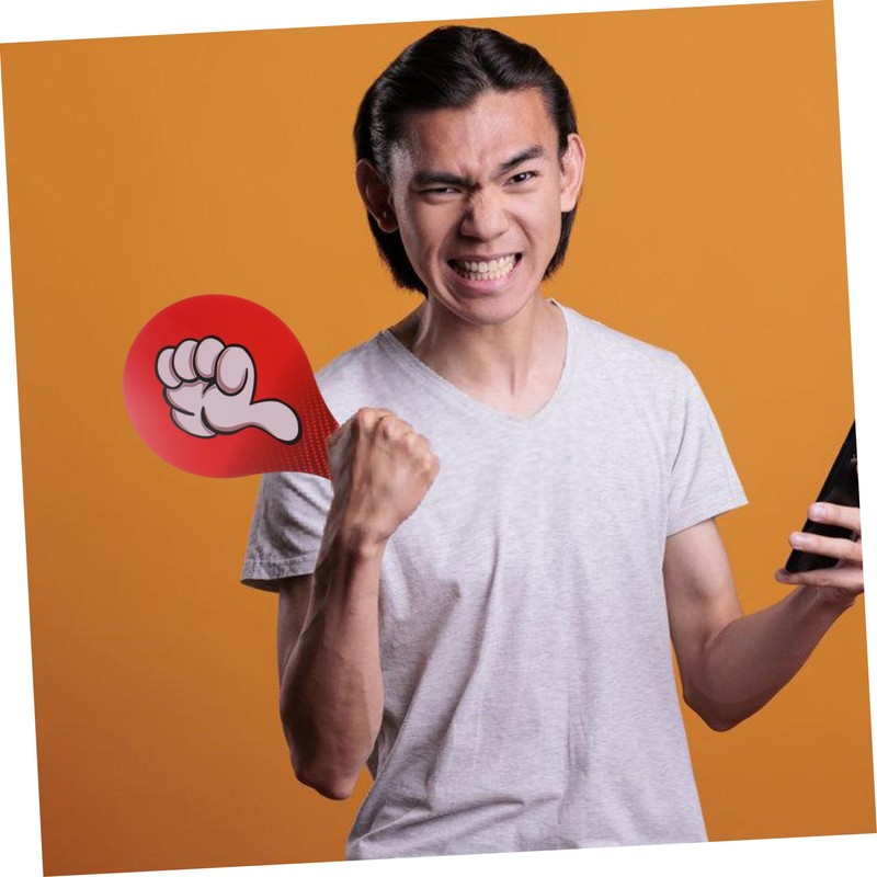 TEHAUX Portable Classroom Voting Paddle Reusable Judging Board for Teachers