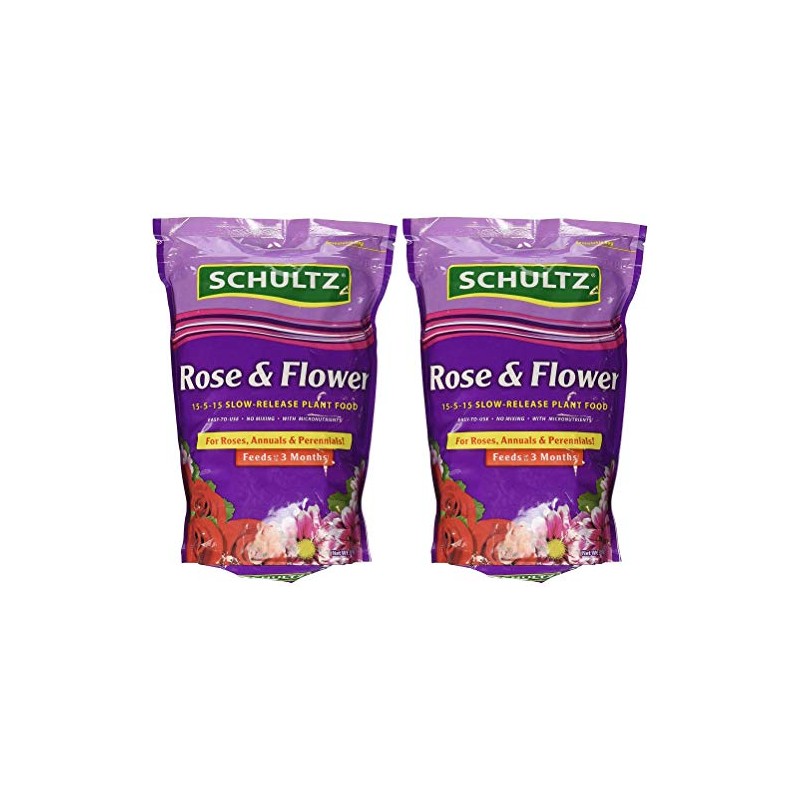Schultz Spf48410 Rose & Flower Slow-Release Plant Food, 15-5-15, 3.5