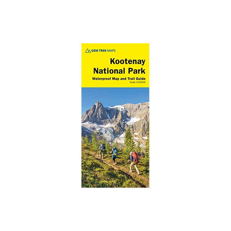 Kootenay National Park Map | Gem Trek Maps