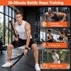 Cordless Battle Ropes with Adjustable Weight & Ropeless Battle Ropes